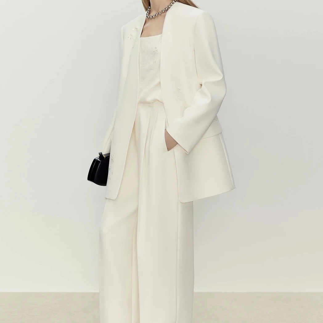 【476】雪孤品时尚气质百搭西装设计师轻奢（无需备注）休闲