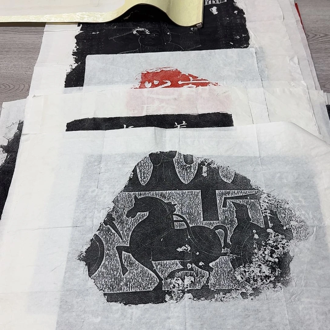 其他拓片用纸车马出行图