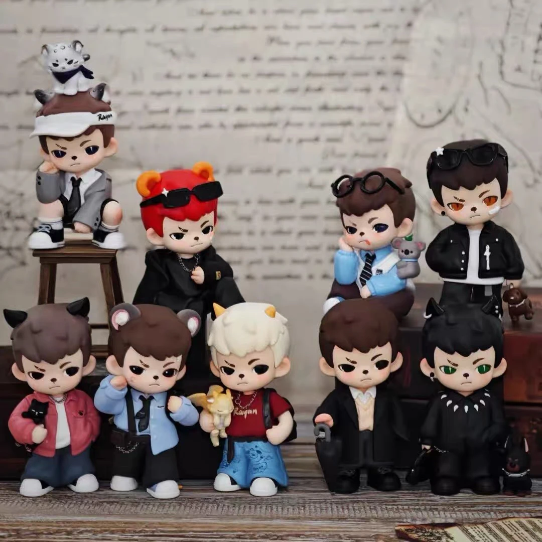 【踩数字】TNT4代Rayan哥哥天生玩家系列盲盒潮玩手办公仔礼物