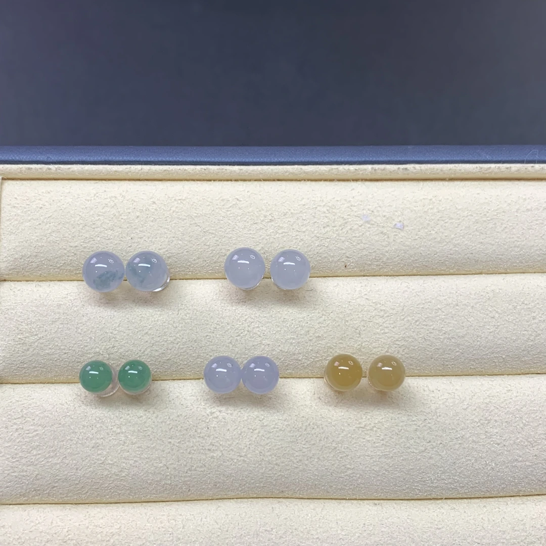 【小雪臻选】翡翠耳饰-18K金-|CXQ21多样性发其一|J11