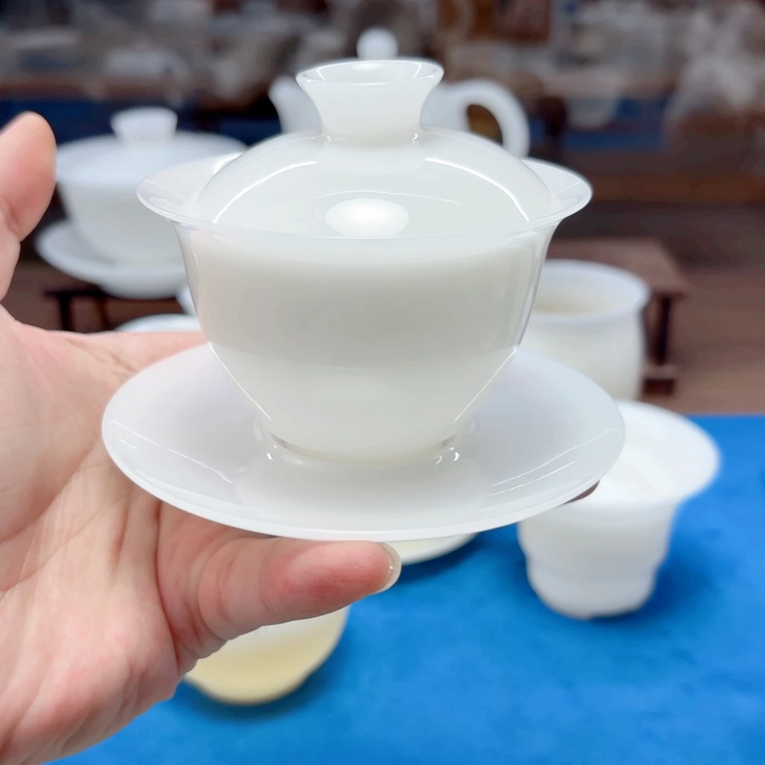 120毫升璞玉冰种茶具工厂