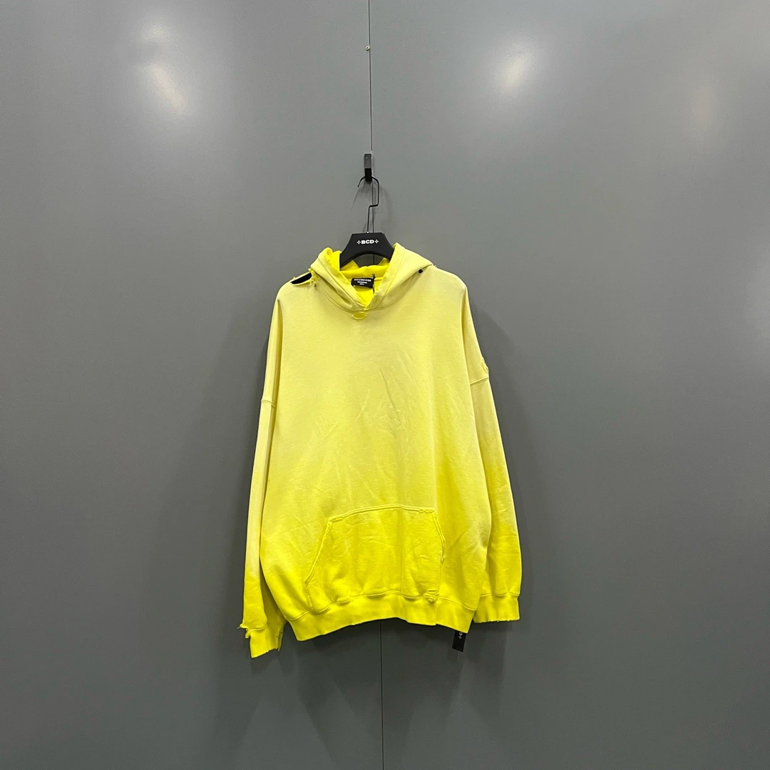 未使用 Balenciaga/巴黎世家 (ll) 渐变帽衫 XS码/019391