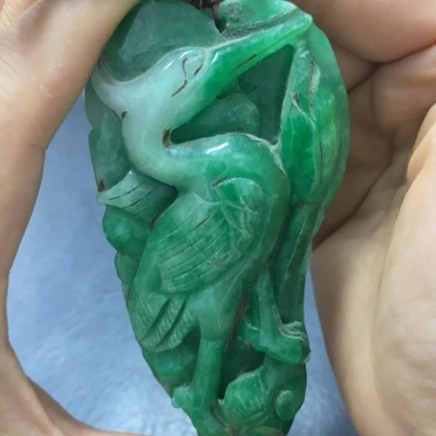 白玉菩提吊坠摆件