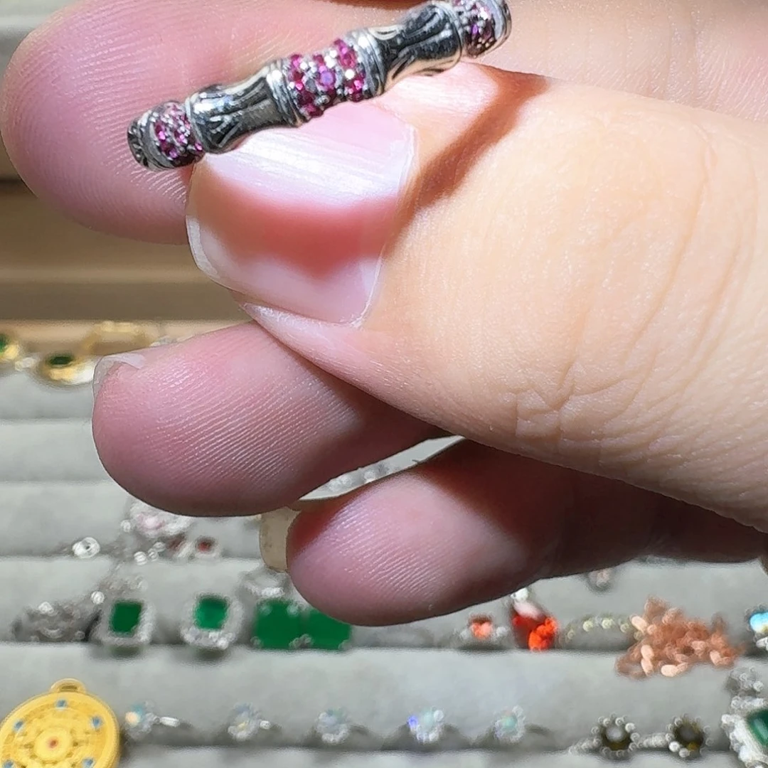 托帕石耳饰银S925镶嵌