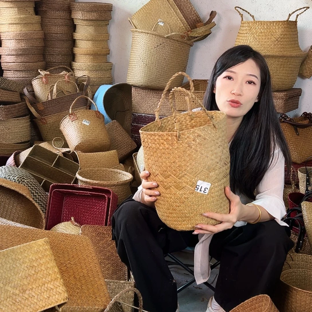 草编草编包/草编收纳盒微瑕疵