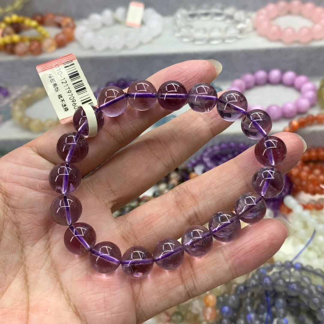 手链未镶嵌水晶紫水晶