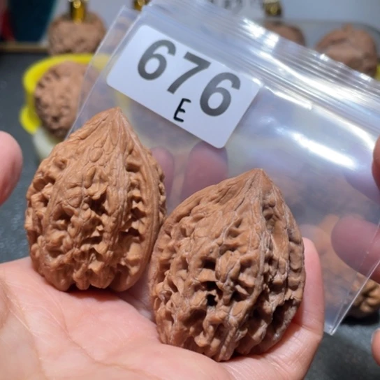 宗***李文玩核桃把件大古石37