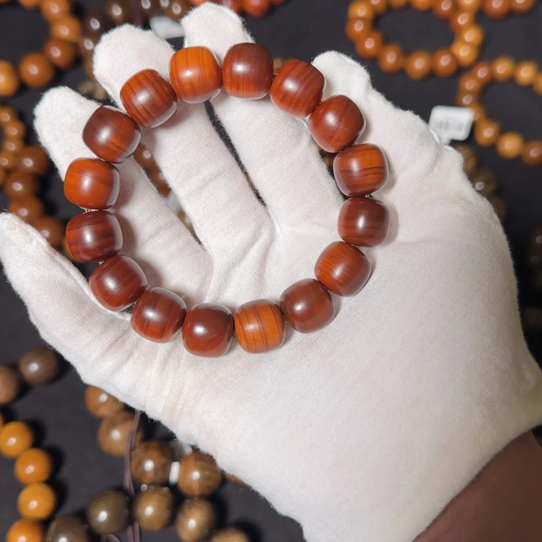 崖柏老型红油底手钏