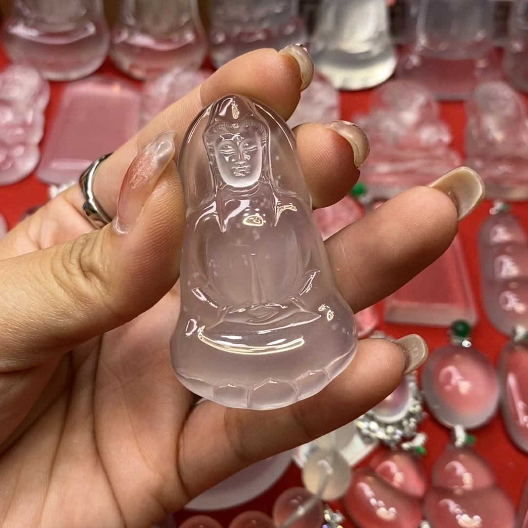 清***.石英质玉未镶嵌吊坠