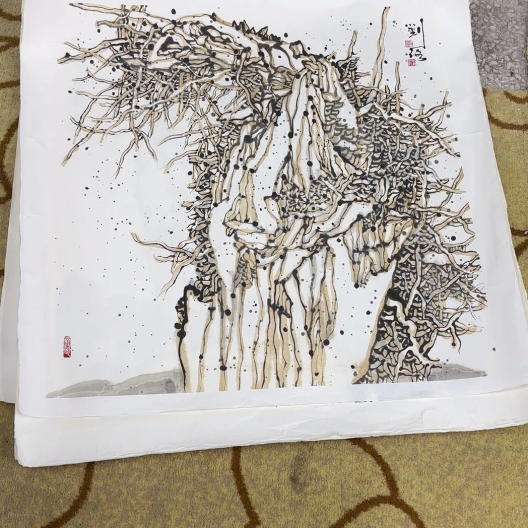 国画刘璐四尺斗方艺