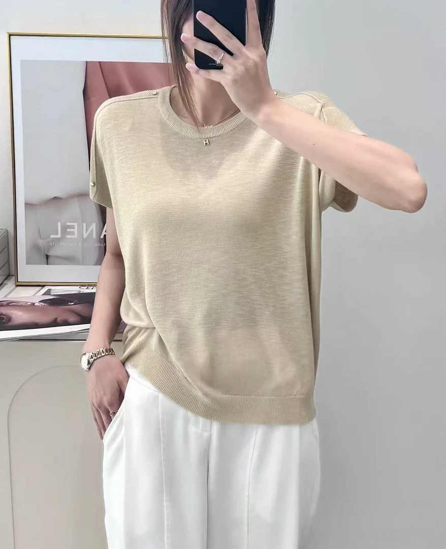 【简素】夏季亚麻薄款宽松舒适百搭显瘦上衣