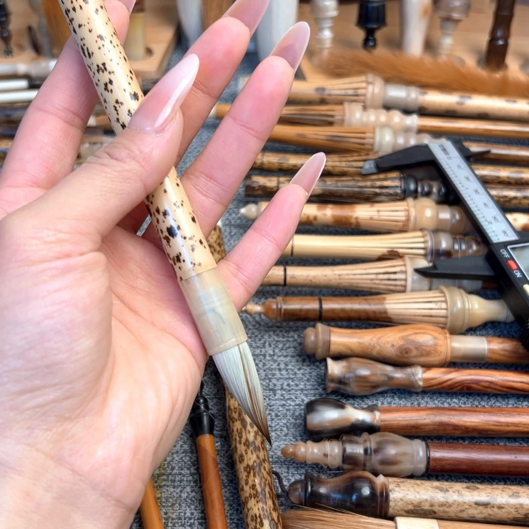 纯兼3.5 支麻花牛角作品