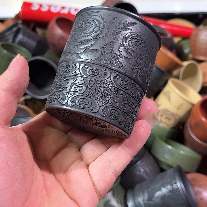 茶杯紫砂全手工紫砂主人杯