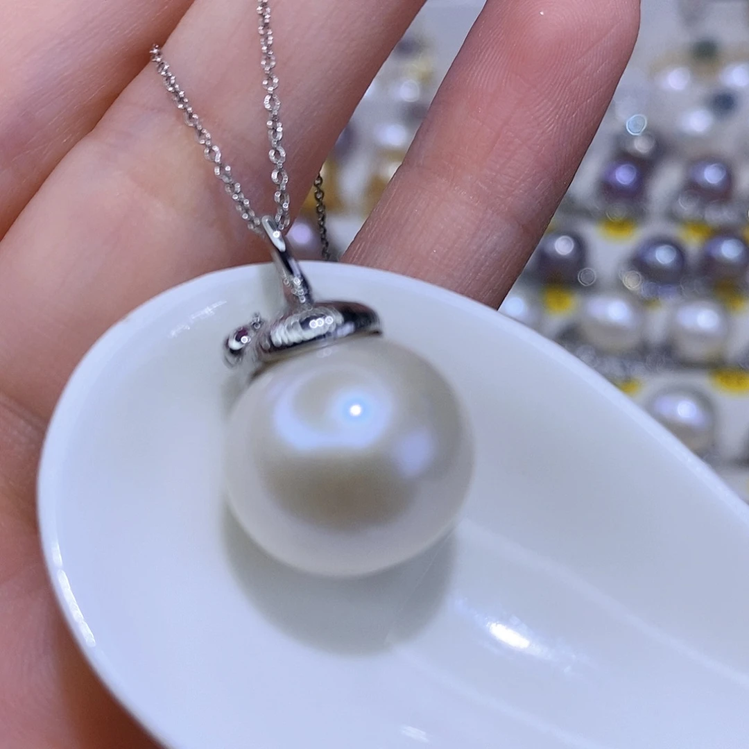 颈饰合金淡水珍珠16