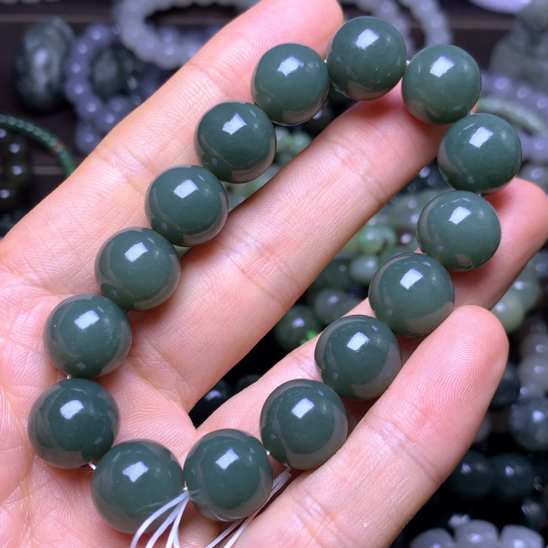 和田玉未镶嵌手串