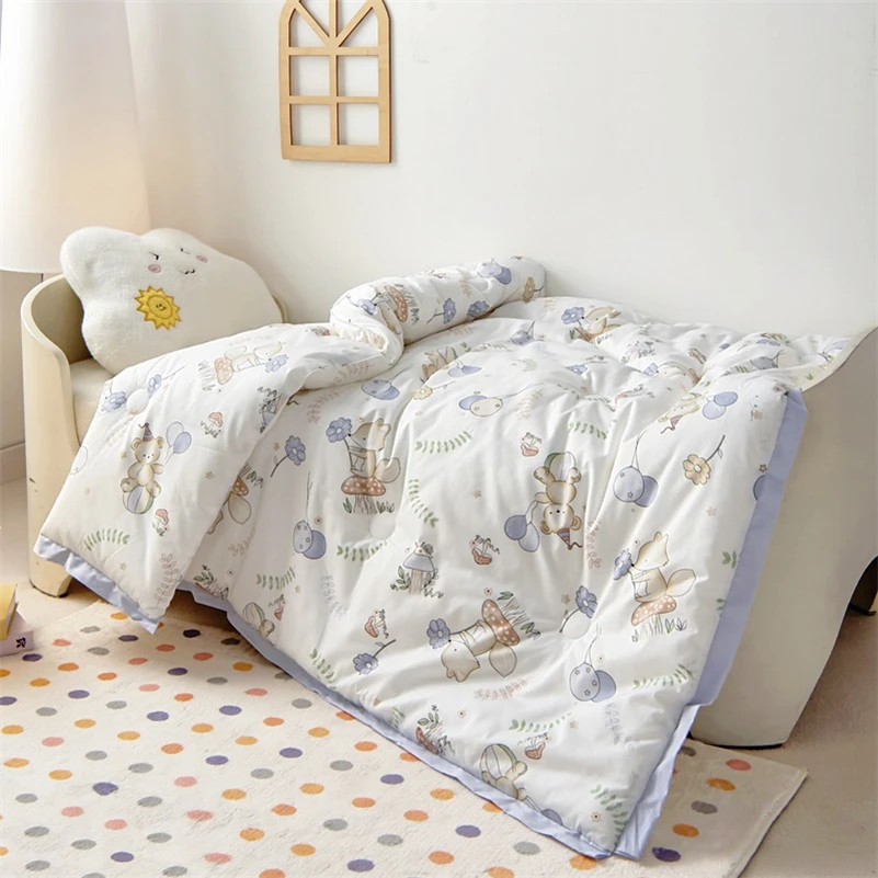 新款40S全棉7A抗菌冬被子被芯正品a类单人学生儿童纯棉秋冬被卡通