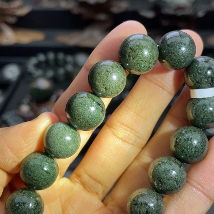 水晶手链未镶嵌巴西满绿13