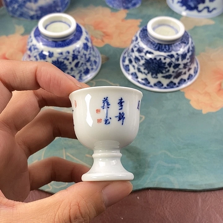 杯冥***皮现代手工全手工全手绘茶具178888