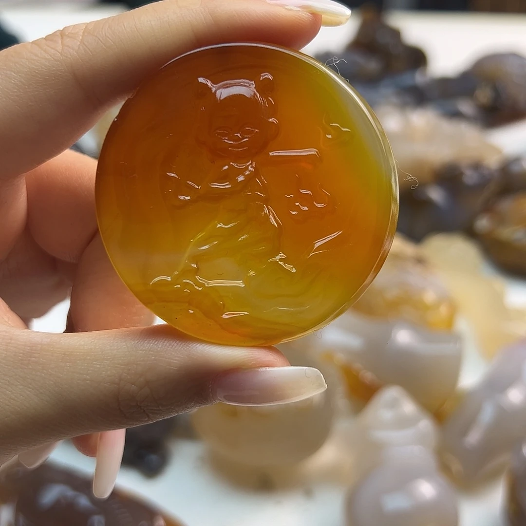 玛瑙/玉髓未镶嵌颈饰