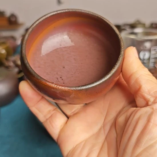 用***7瓷坭兴陶柴烧罗汉杯（100C）