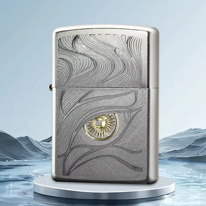 ZORRO刀刻【秋水含晴】煤油打火机（需自配油）