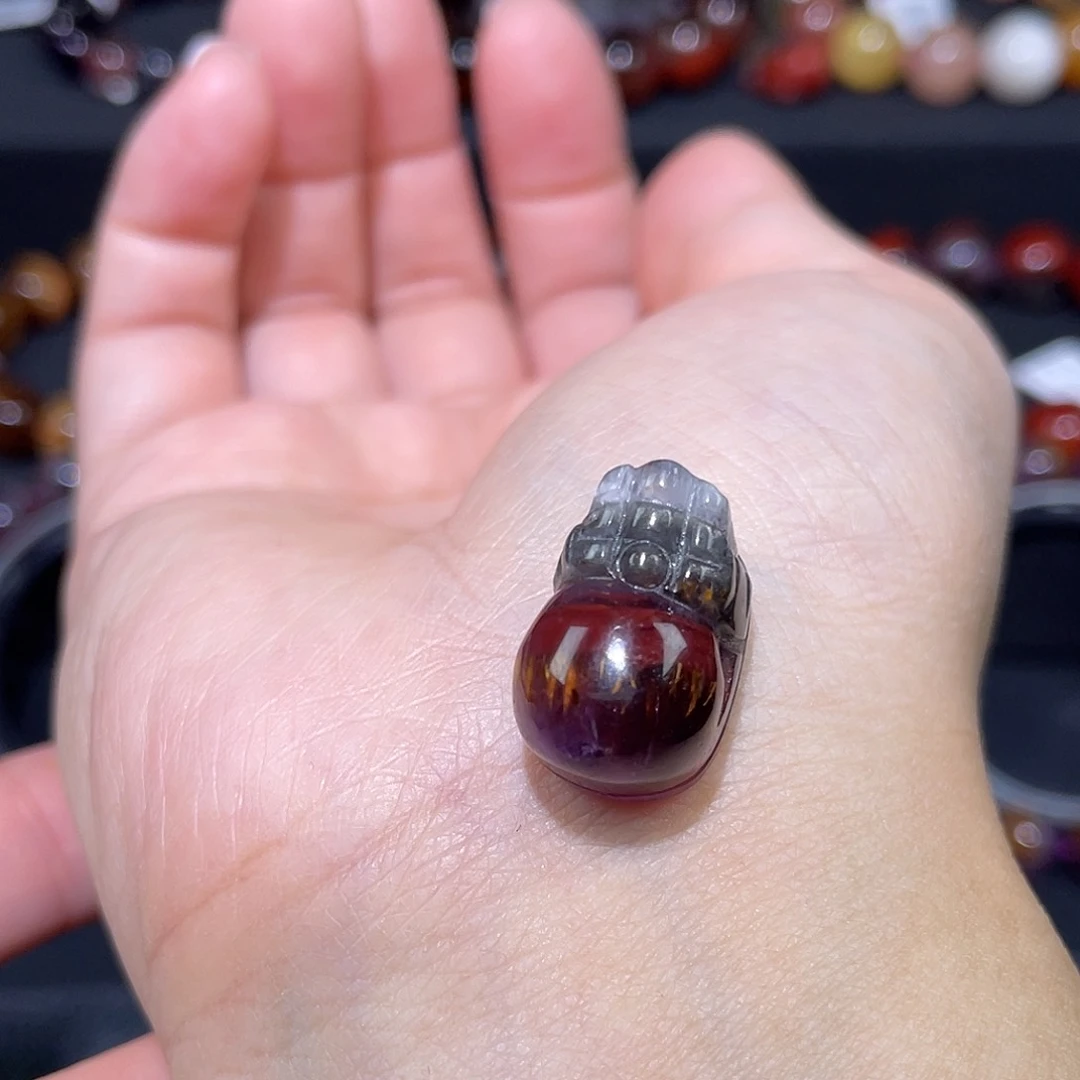 水晶极光貔貅未镶嵌