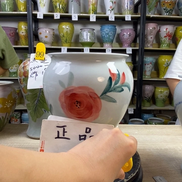 景德镇高温陶瓷花盆