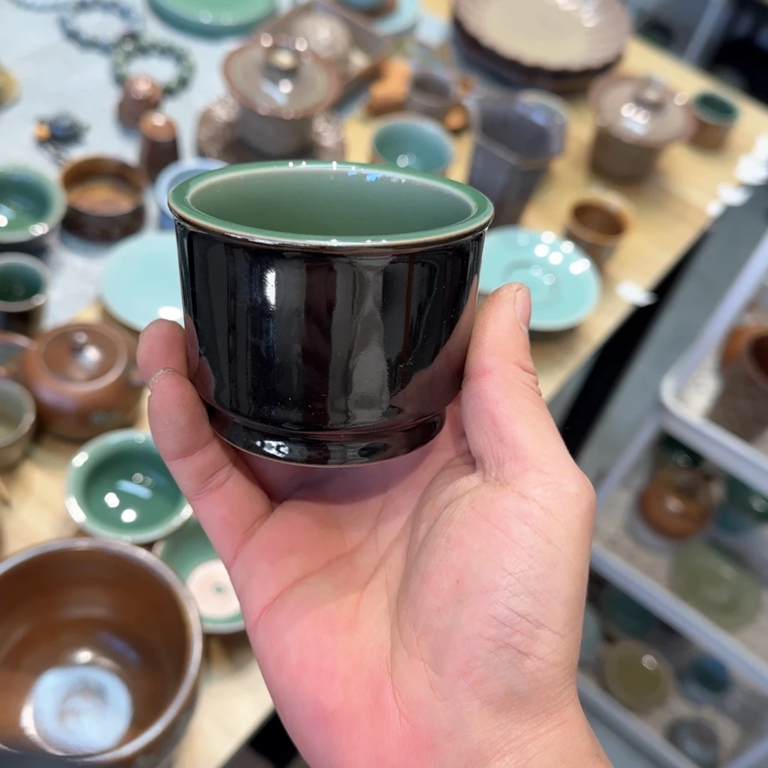 小金茶具青瓷茶器