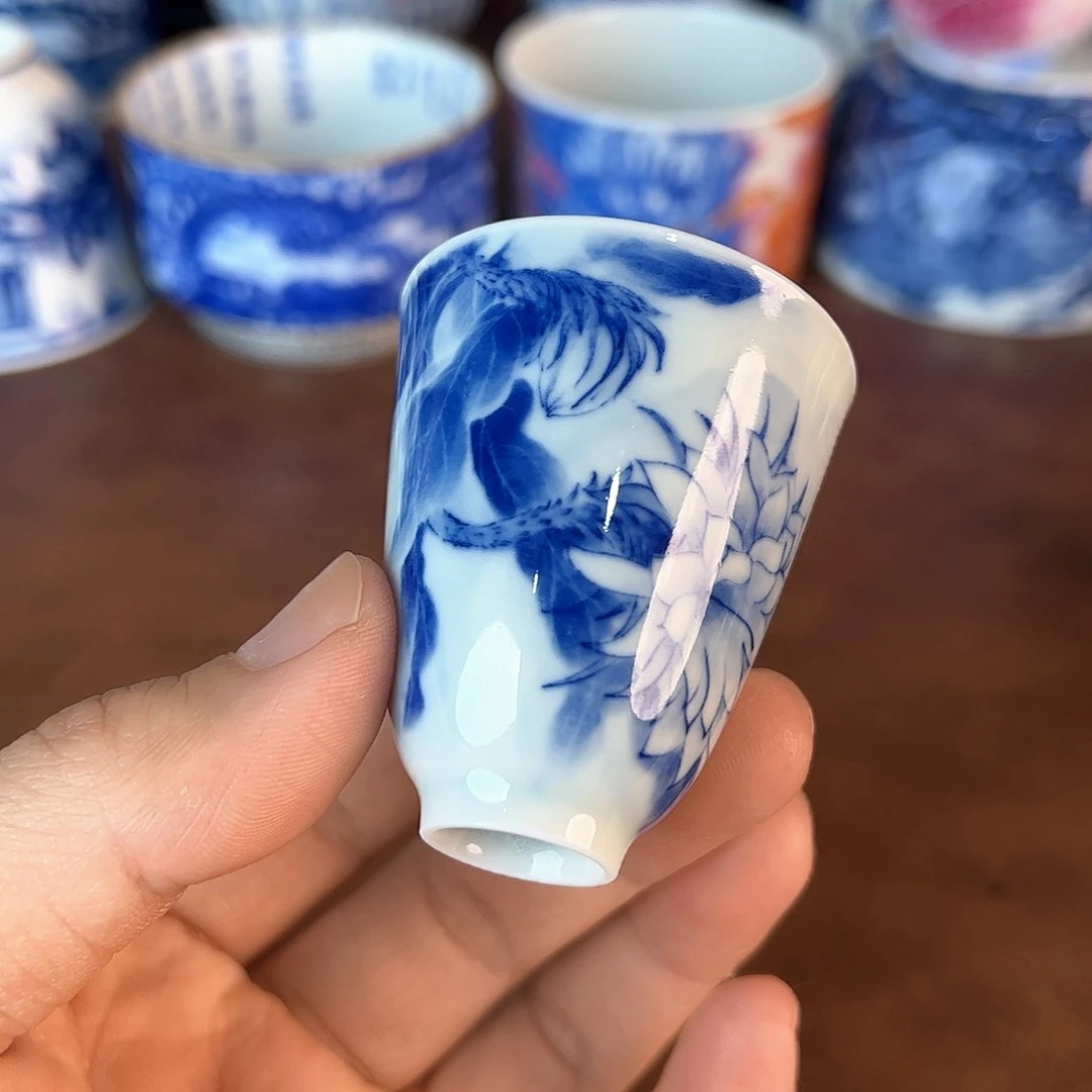 杯景德镇全手工手绘陶瓷