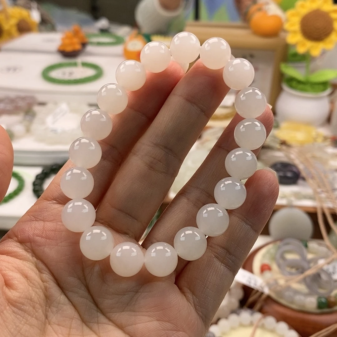 和田玉手串未镶嵌L*