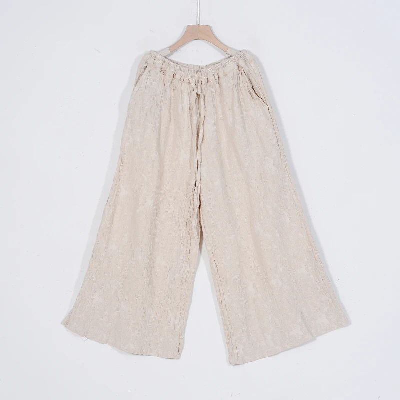 【蓉哥出品】提花休闲裤E18