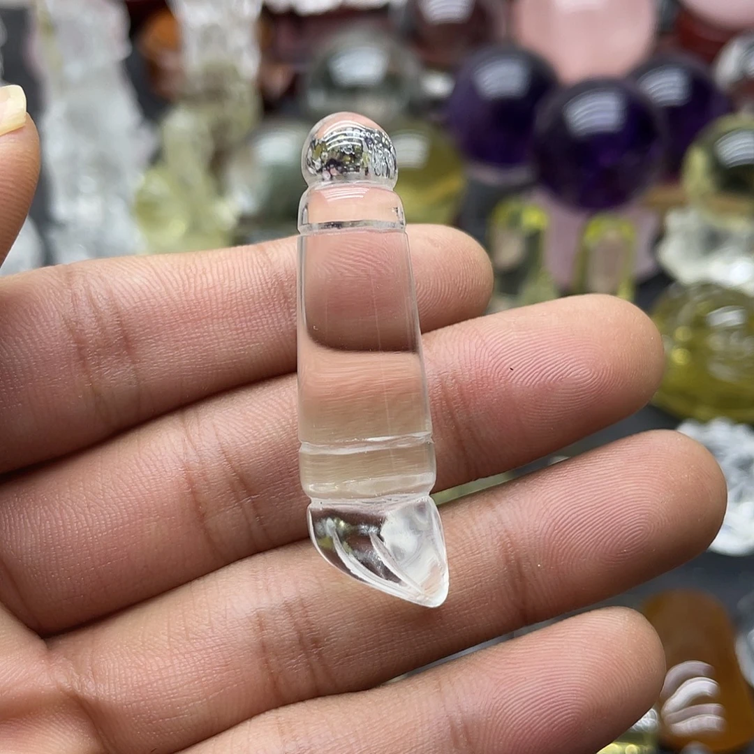 水晶颈饰未镶嵌挂件