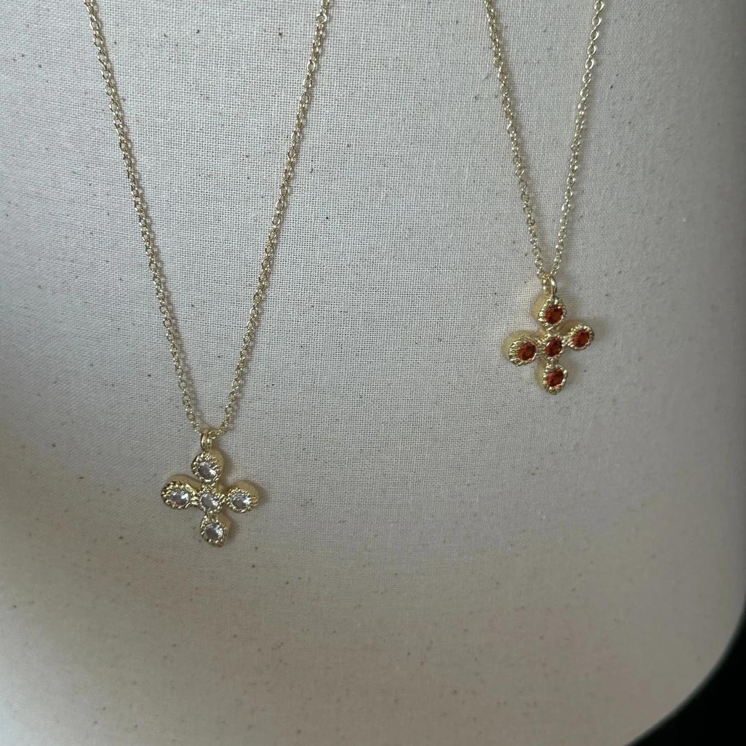 钛钢项链 Our2【十字架项链】轻奢坠链百搭小众十字架项链