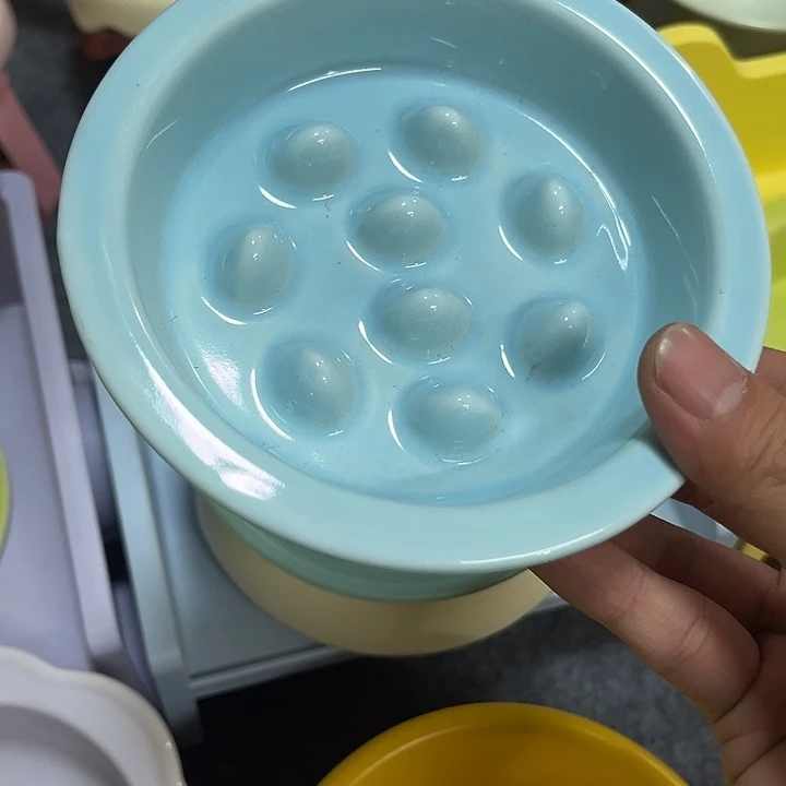 陶陶瓷慢食小猫碗