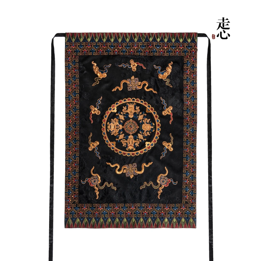 【走心非遗香云纱】八宝坛城 围片24ZDQ5051