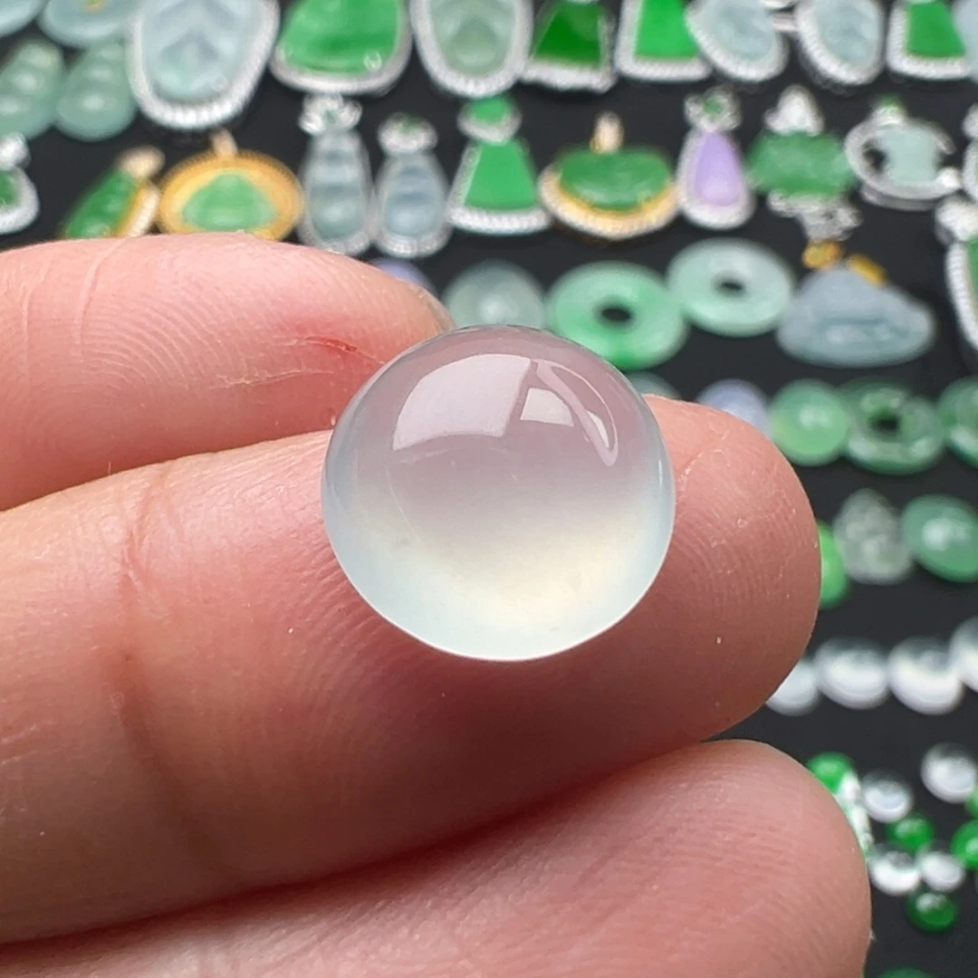 翡翠颈饰未镶嵌蛋11