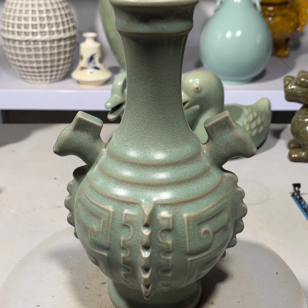 瓶汝窑瓷器品相完美