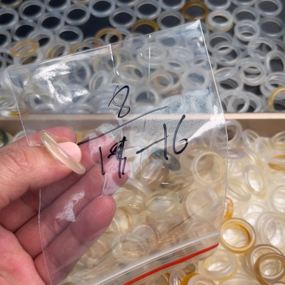 玛瑙/玉髓戒指未镶嵌s****e8