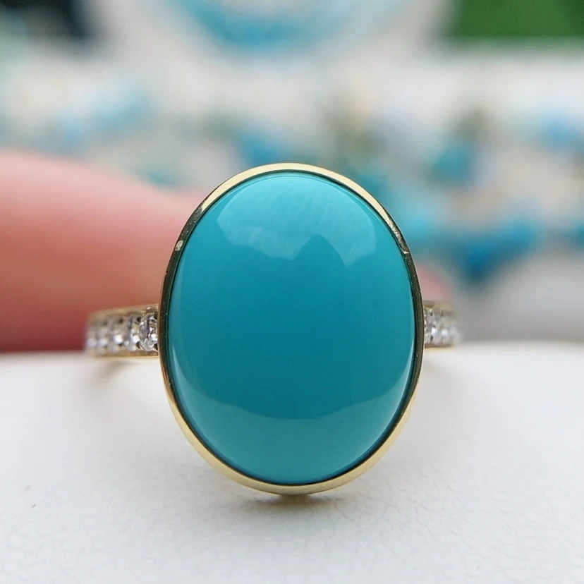 【闪购商品】绿松石配饰18K金镶嵌