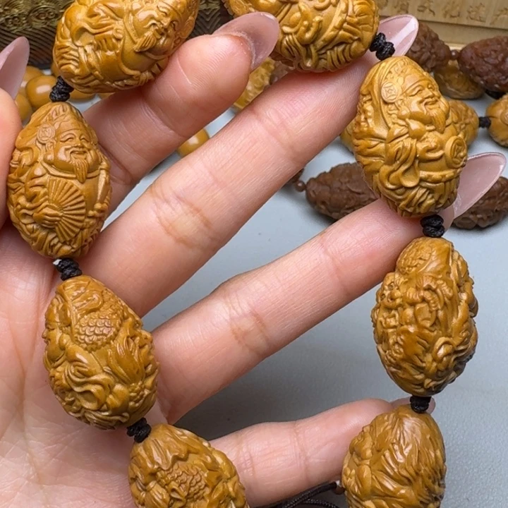 手串/手链橄榄核九龙财神