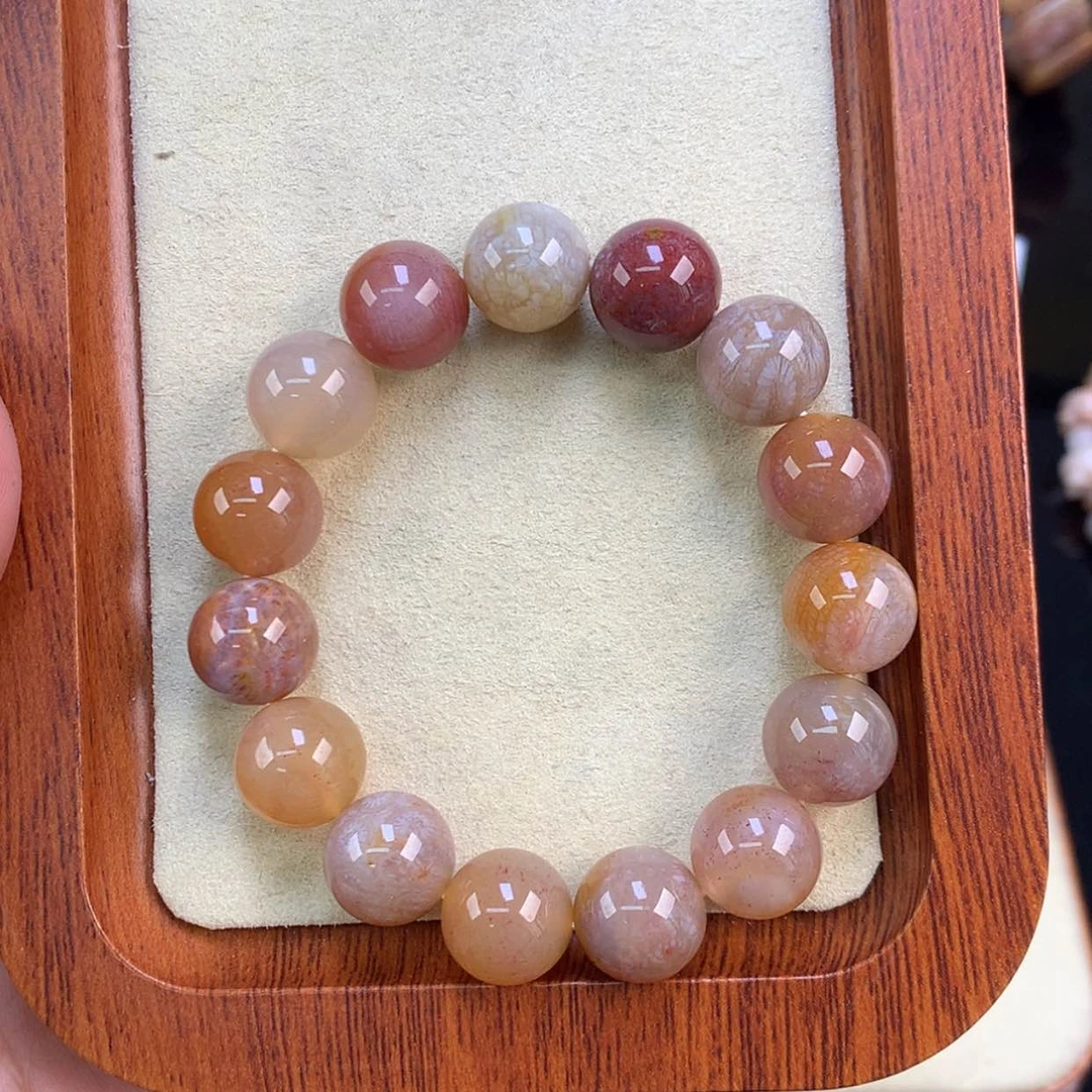 【闪购商品】颈饰未镶嵌硅化珊瑚（珊瑚玉）51号手串卡12+