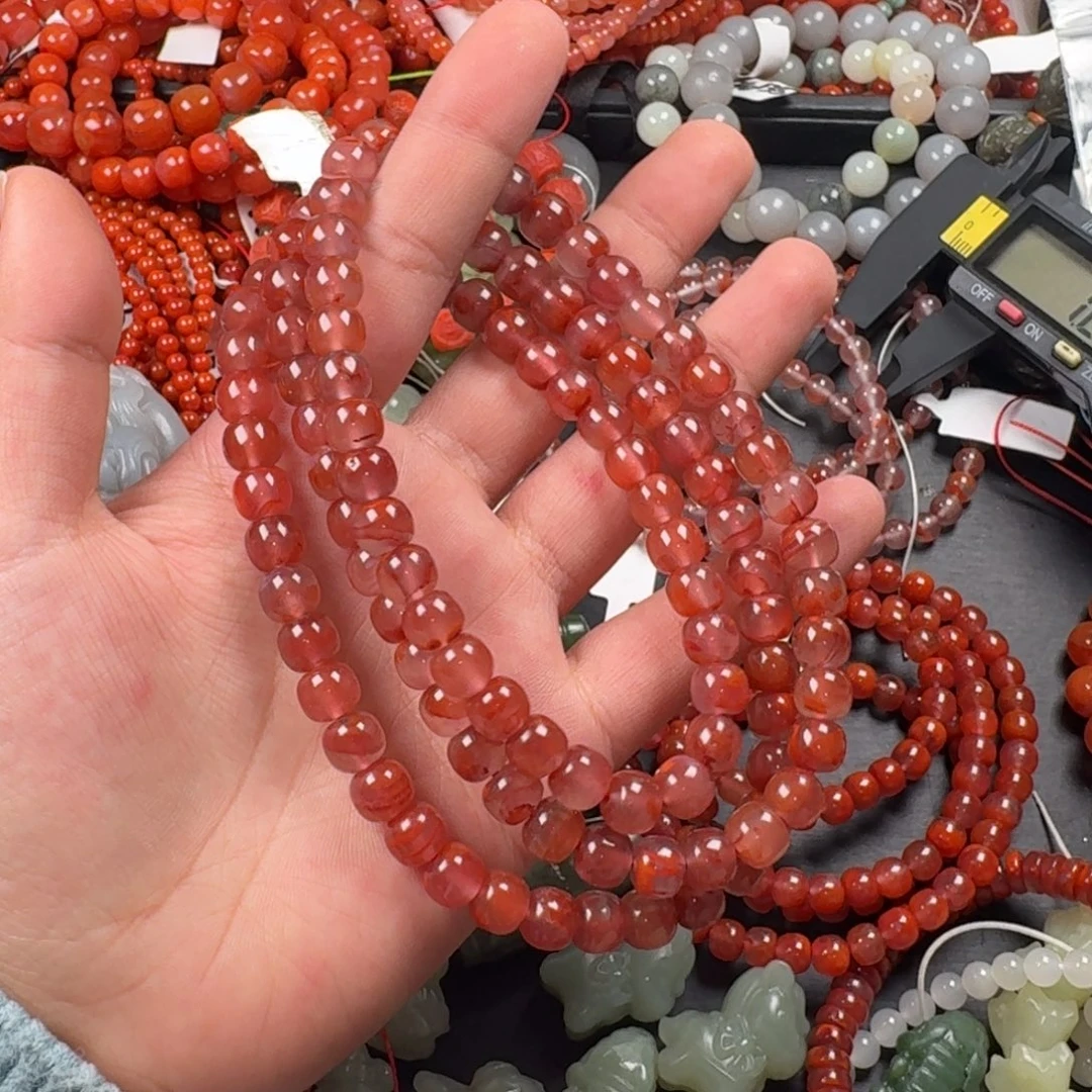 南红玛瑙未镶嵌珠宝奇石8*