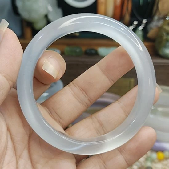 珐琅非金属猫眼碎碎冰手镯