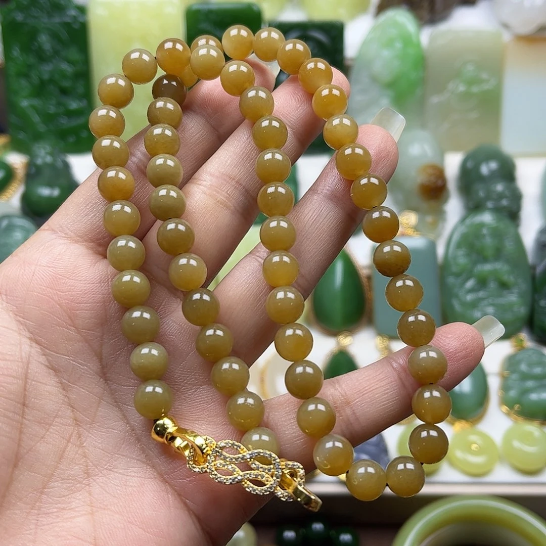 和田玉吊坠项链未镶嵌