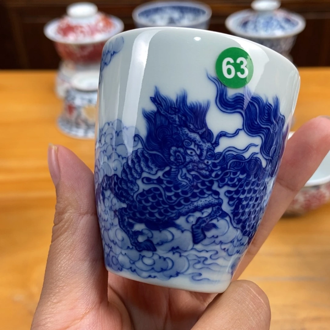 手绘现代茶具非古董