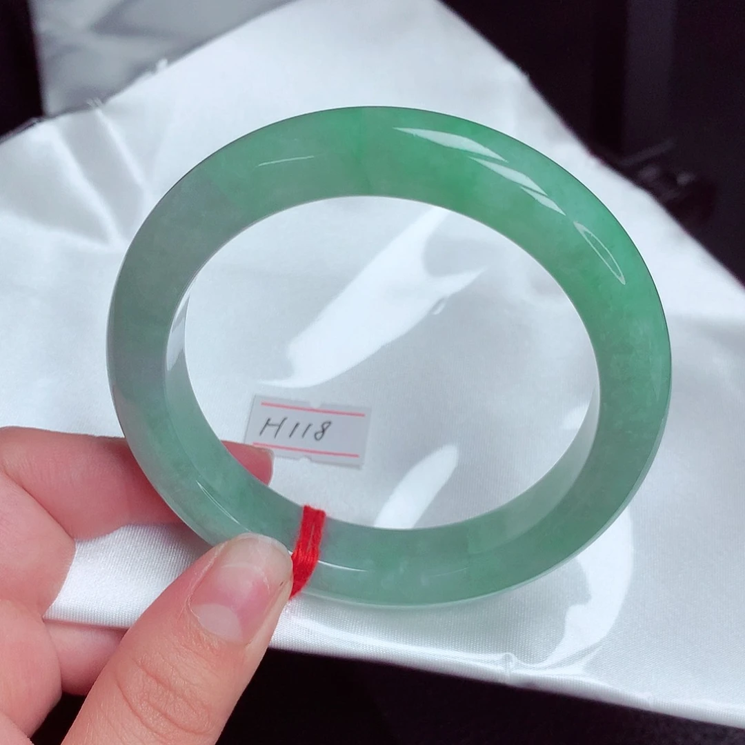 翡翠手镯未镶嵌正圈58.59