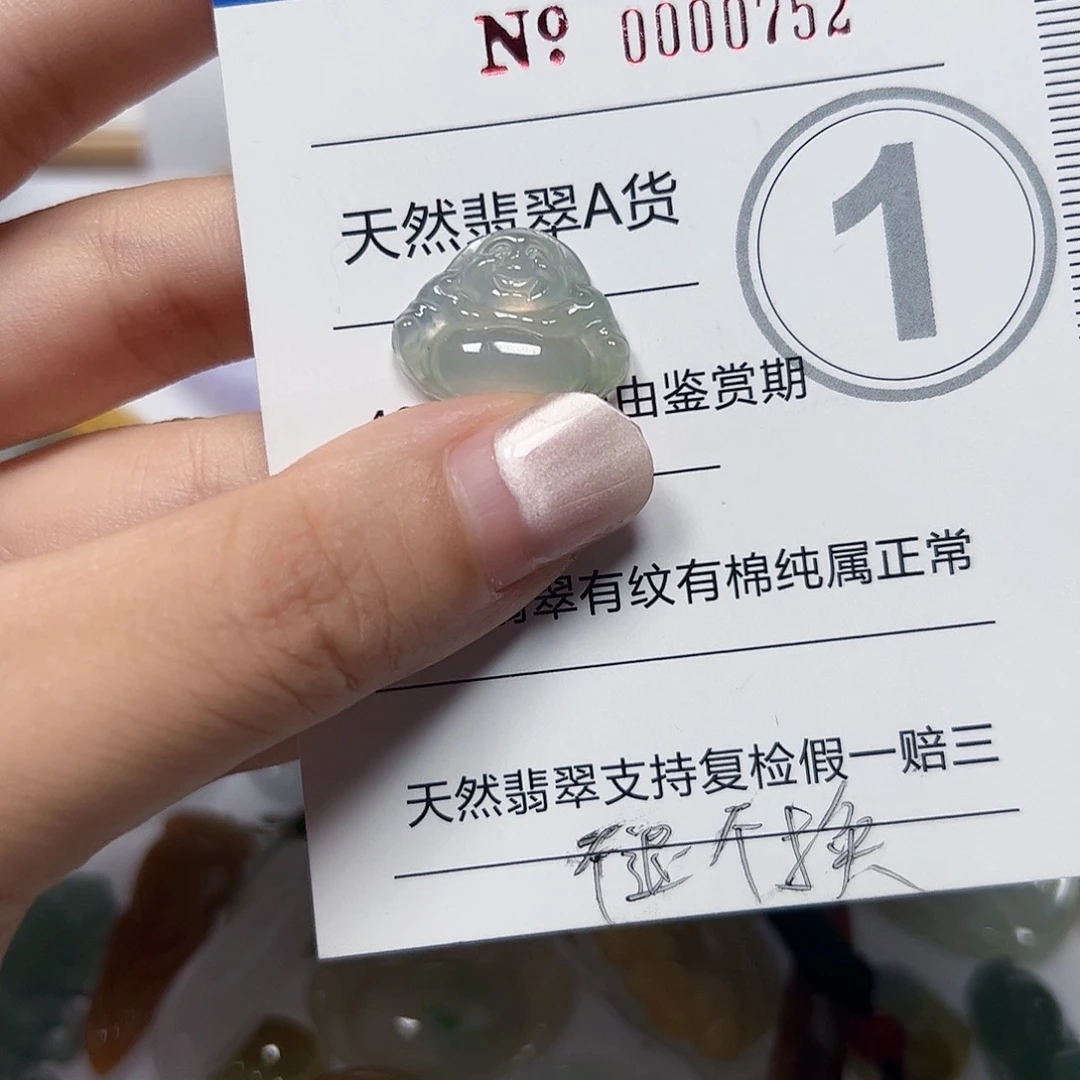 翡翠未镶嵌颈饰天然A货翡翠