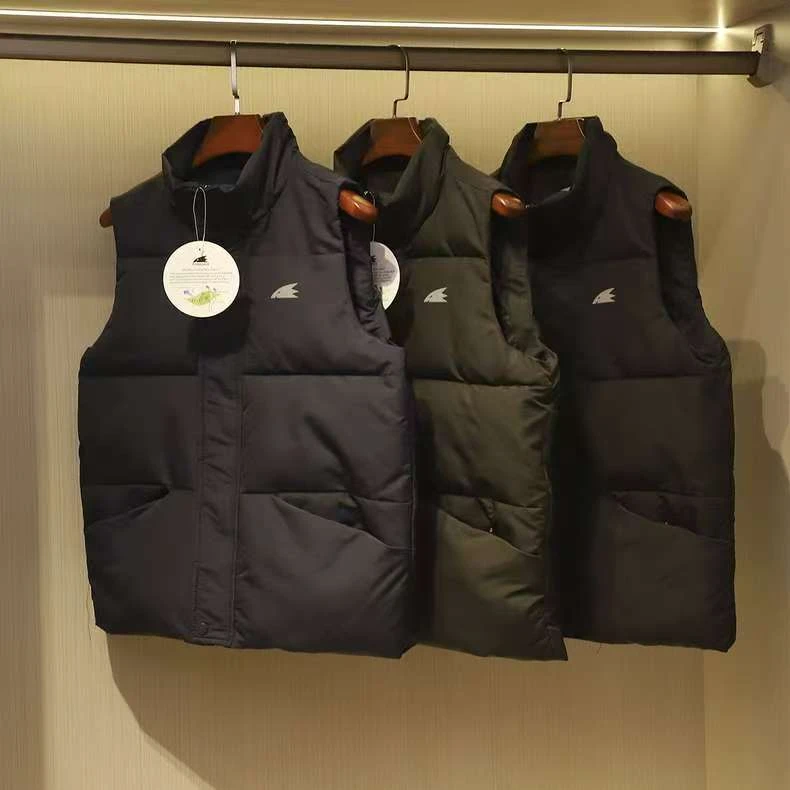 秋冬男士中控纤维高蓬松加厚保暖立领无袖马甲休闲棉马夹 017