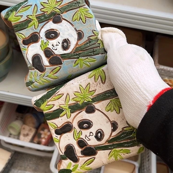 粗陶材质多肉花盆