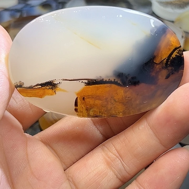 未镶嵌玛瑙/玉髓珠宝半成品